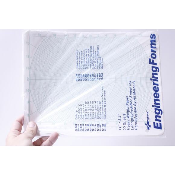 Engineering Forms, National Brand, Sealed, 20 Sheets, Lithograph - Picture 2 of 4